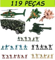 Soldadinho de brinquedo boneco soldado plástico veiculos militar tanque de guerra