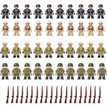 Soldadinhos de Brinquedo O-Lifygen WW2 Army Men Conjunto com 40 Peças Soldadinhos de Brinquedo O-Lifygen WW2 Army Men Conjunto com 40 Peças