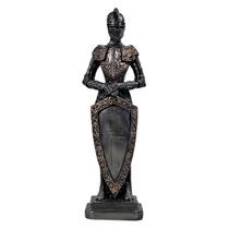 Soldado Medieval Na Base Estátua Chumbo Escolha Seu Modelo