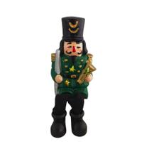 Soldado Natalino Quebra Nozes Perna Mole Com Luz 12,5cm SALDÃO.