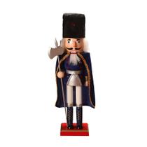 Soldado Quebra Nozes com Capa - Madeira - 38 cm - Modelo B - 1 unidade - Rizzo