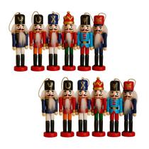 Soldado Quebra Nozes Decorativo Para Árvore de Natal Enfeite 12cm 12 unidades Soldado Quebra Nozes Decorativo Para Árvore de Natal Enfeite 12cm 12 unidades