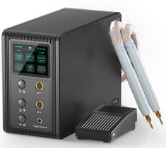 Soldador a ponto de bateria com pedal automático e pedal Z P20B de 14,6 KW Soldador a ponto de bateria com pedal automático e pedal Z P20B de 14,6 KW