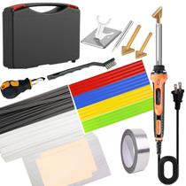 Soldador de plástico DiiuuAii 110V-100W com 140 varetas e acessórios de plástico Soldador de plástico DiiuuAii 110V-100W com 140 varetas e acessórios de plástico