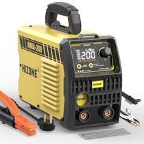 Soldador de vara HIZONE 200A 110V/220V com display LED e acessórios Soldador de vara HIZONE 200A 110V/220V com display LED e acessórios