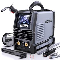 Soldador MIGVAN 140A MIG 110V Flux Core 3 em 1 com display LED