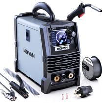 Soldador MIGVAN 140A sem gás MIG/Flux Cored/Lift TIG/Stick ARC