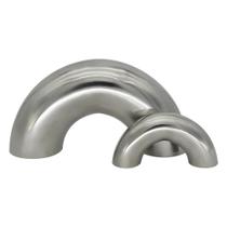 Soldagem sanitária de YQBS 180 graus 304 conector de encaixe de tubulação de aço inoxidável Soldagem sanitária de YQBS 180 graus 304 conector de encaixe de tubulação de aço inoxidável