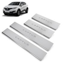 Soleira Aço Inox 4 Portas Gravada Laser Captur 2017