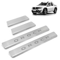 Soleira Aço Inox 4 Portas Gravada Laser Oroch 2017 Soleira Aço Inox 4 Portas Gravada Laser Oroch 2017