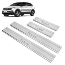 Soleira Aço Inox 4 Portas Gravada Laser Tcross 2020 Soleira Aço Inox 4 Portas Gravada Laser Tcross 2020