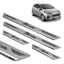 Soleira Aço Inox Escovado Porta Mult New Fiesta Hatch 2016