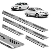Soleira Aço Inox Escovado Porta Original Mult Etios 2020
