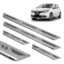 Soleira Aço Inox Escovado Porta Original Mult Sandero 2016