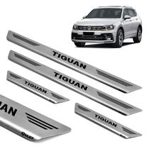 Soleira Aço Inox Escovado Porta Original Mult Tiguan 2018