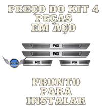 Soleira Aço Inox Fox Todos 4 Portas Kit Pisante Com Nome Soleira Aço Inox Fox Todos 4 Portas Kit Pisante Com Nome