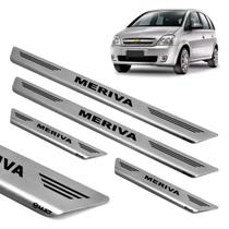 Soleira Aço Inox Original Mult Escovado Porta Meriva 02-12 Soleira Aço Inox Original Mult Escovado Porta Meriva 02-12