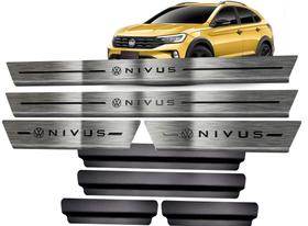 Soleira Aço Inox Premium Volkswagen Nivus - Metal Racing