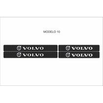 Soleira Automotiva Todas as 25 Marcas de Veículos kit 4 Portas Anti risco Fibra de Carbono