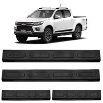 Soleira Camper Chevrolet S10 Cabine Dupla 2012 a 2021 Preta