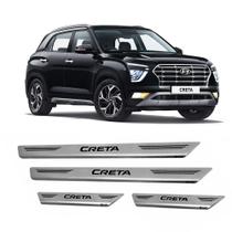 Soleira Creta Premium Aço Inox Gravação Laser Mult