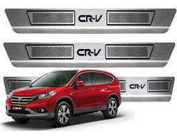 Soleira curva em aço inox Honda CRV todos os anos