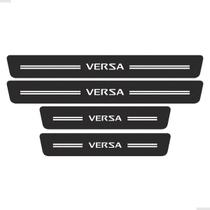 Soleira Da Porta Compatível Versa Fibra De Carbono Genérico