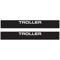 Soleira Da Porta Troller Rf 1995/2000 Adesivo Preto/branco Soleira Da Porta Troller Rf 1995/2000 Adesivo Preto/branco