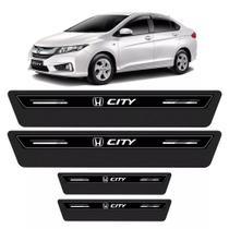 Soleira de Porta City Preto Platinum 8 Peças