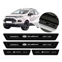 Soleira de Porta Ecosport Preto Platinum 8 Peças