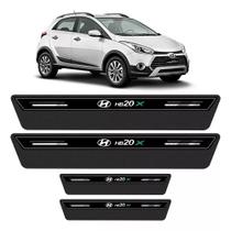 Soleira de Porta HB20x Preto Platinum 8 Peças