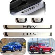 Soleira de Porta Hrv Carro Jogo Honda New Hr-v Protetor Premium Requinte Sofisticação Anti Risco Aço