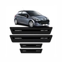 Soleira de Porta Peugeot Preto Platinum 8 Peças Soleira de Porta Peugeot Preto Platinum 8 Peças
