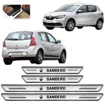 Soleira de Porta Platinum SANDERO TODOS 2008 A 2025 Prata Soleira de Porta Platinum SANDERO TODOS 2008 A 2025 Prata