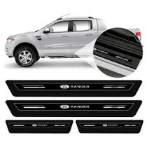 Soleira de Porta Ranger Preto Platinum 8 Peças
