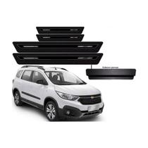 Soleira de Porta Spin Preto Platinum 8 Peças