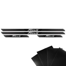 Soleira Diamante Compatível Focus Hatch Sedan + Black Over