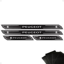 Soleira Diamante Compatível Linha Peugeot Protetor De Porta
