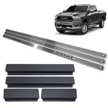 Soleira Dodge Ram 2500 2021 Preto Baixo Relevo