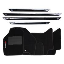 Soleira e Tapete Bordado Hilux Cabine Dupla 2013 2014 2015 Soleira e Tapete Bordado Hilux Cabine Dupla 2013 2014 2015