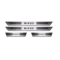 Soleira Em Aço Inox Escovado Nivus Todos Pisante Tuning Top Soleira Em Aço Inox Escovado Nivus Todos Pisante Tuning Top