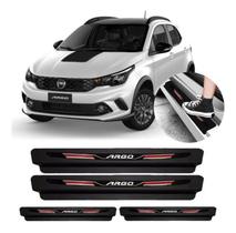 Soleira Fiat Argo 2017 Até 2021 Sport Resinada Preta Soleira Fiat Argo 2017 Até 2021 Sport Resinada Preta