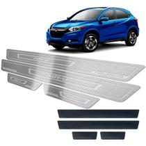 Soleira Honda Hrv Touring 2016/2019 Com Vinil Prata - JR PARTS