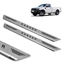 Soleira Inox Escovado 2 Porta Original Mult Ranger 2013-2023 Soleira Inox Escovado 2 Porta Original Mult Ranger 2013-2023