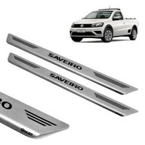 Soleira Inox Escovado 2 Porta Original Mult Saveiro 2016