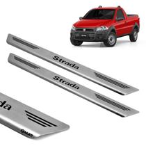 Soleira Inox Escovado 2 Porta Original Mult Strada 2014 2015