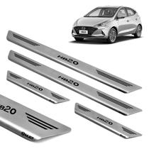 Soleira Inox Escovado Porta Original Mult Hb20 Hatch 2020