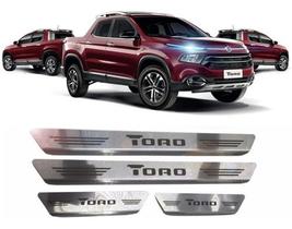 Soleira Kit 4 Aço Inox Fiat Toro 2015 16 17 18 19 20 21 2022 Soleira Kit 4 Aço Inox Fiat Toro 2015 16 17 18 19 20 21 2022