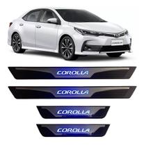 Soleira Led Toyota Corolla 2014-2019 Inox Personalizada