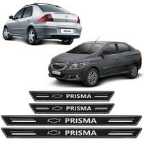 Soleira Platinum Gm Prisma 2006 A 2019 4 Peças Preto Sp098